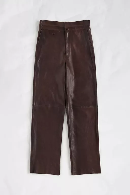 Fusion Lederhose mit weitem Bein - Hosen
