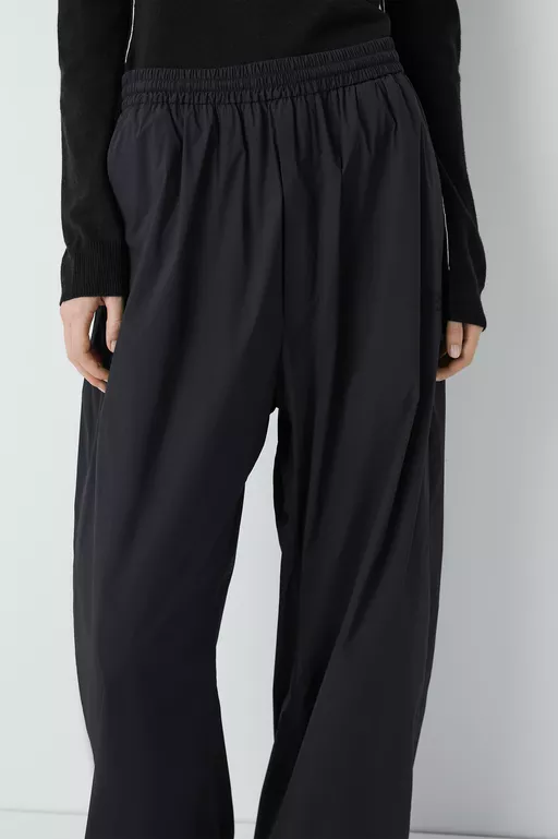 Logo-embroidered nylon drawstring trousers - Pants