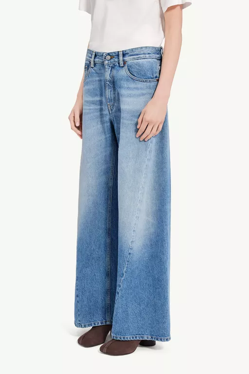 Wide-leg jeans - Denim
