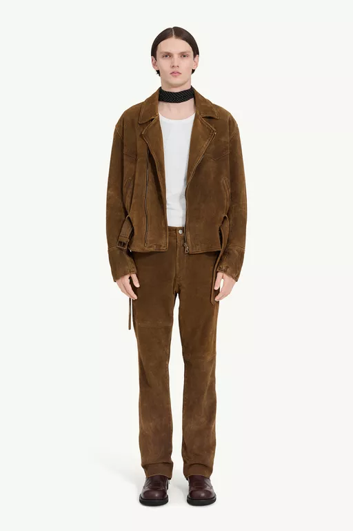 Suede biker jacket - Jackets