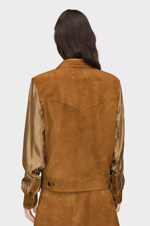 Suede Leather Jacket - Jackets