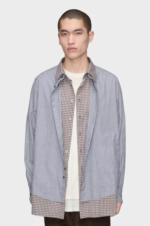 Double Layer Cotton Shirt - Shirts