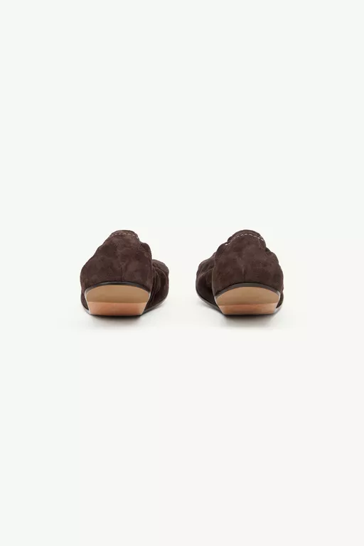 Anatomic travel ballerinas in suede - Ballerinas