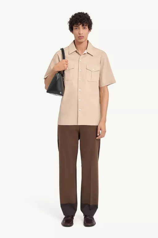 Fused Poplin Short-Sleeve Shirt - Shirts