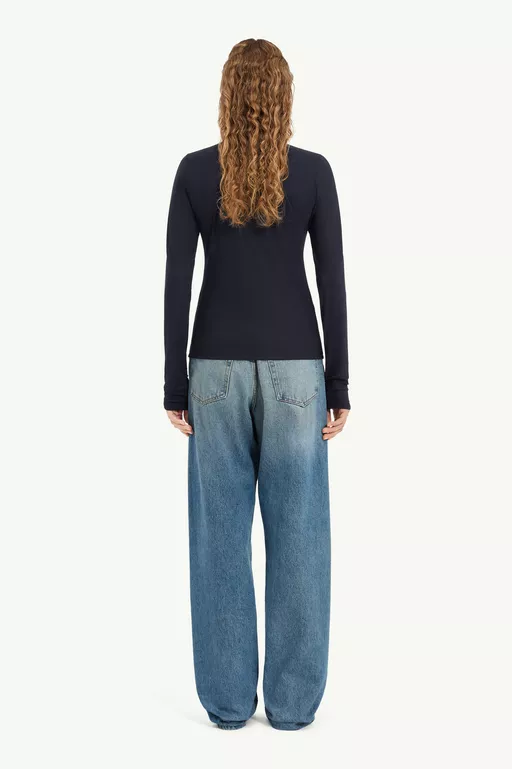 Lycra jersey long-sleeve top - Tops
