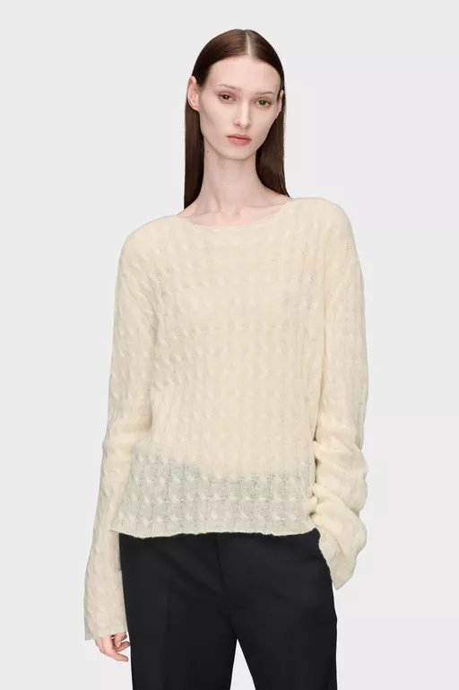 Wool Cashmere Crewneck - Crewneck