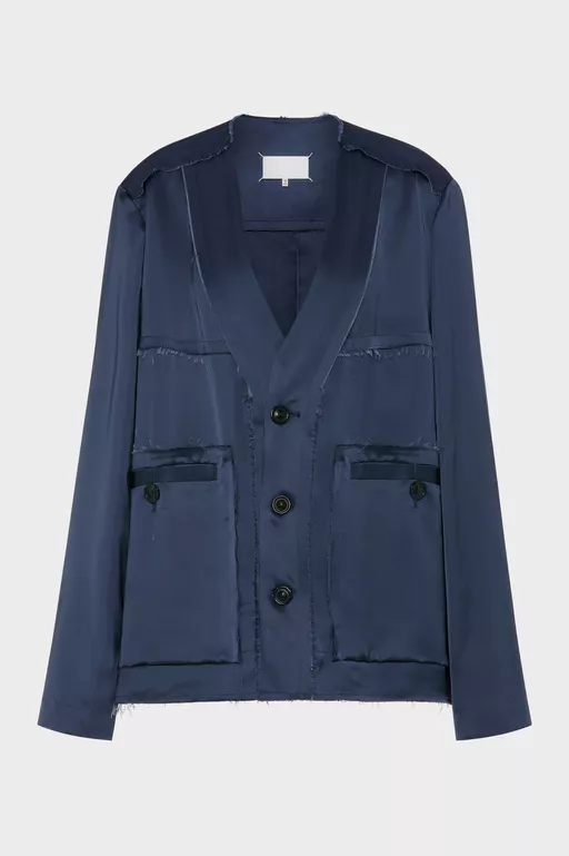Patchwork Satin Jacket