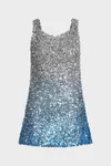 Silver - Foil Knit Top