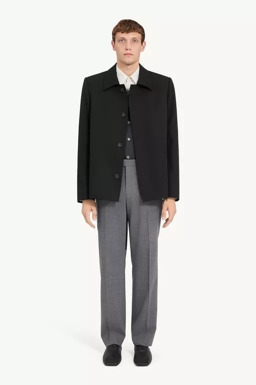 Wool gabardine jacket