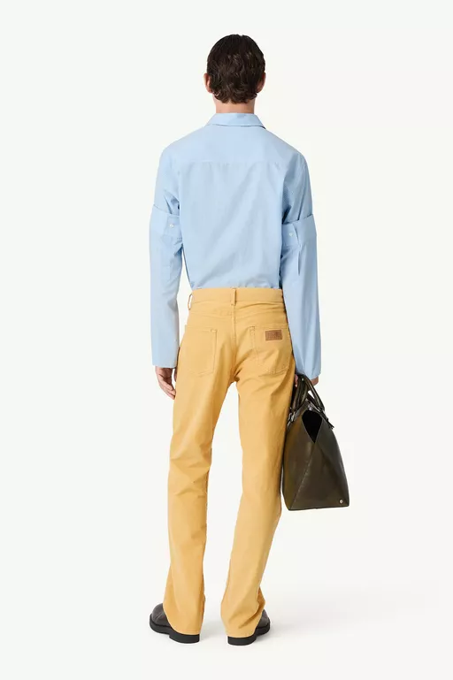 Overdyed corduroy trousers - Denim