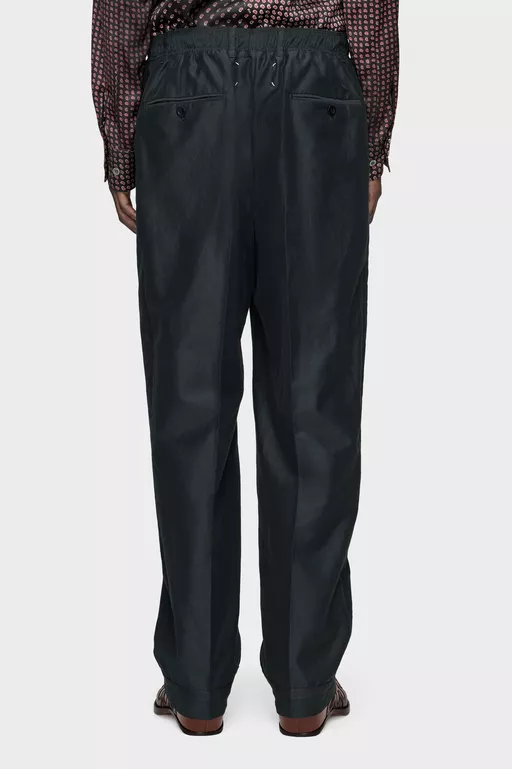 Cotton Drawstring Trousers - Pants