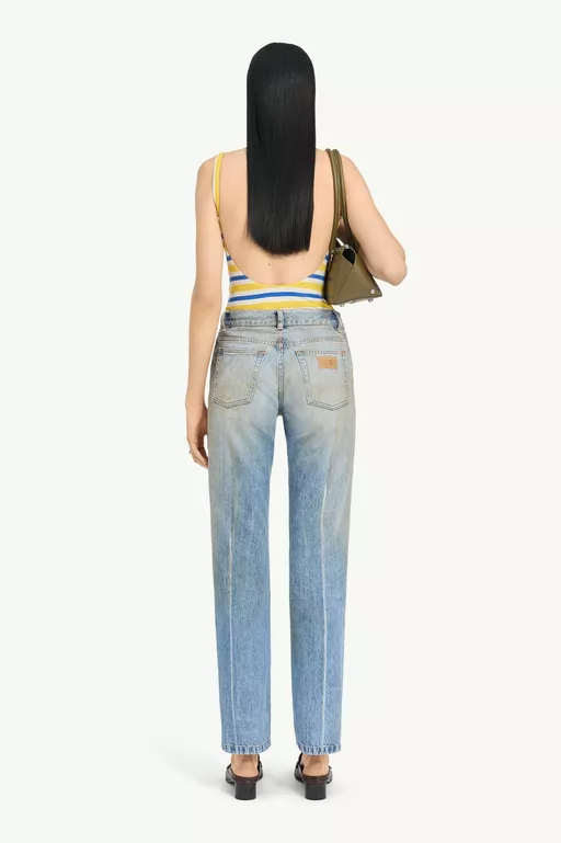 Straight-Leg Jeans - Denim