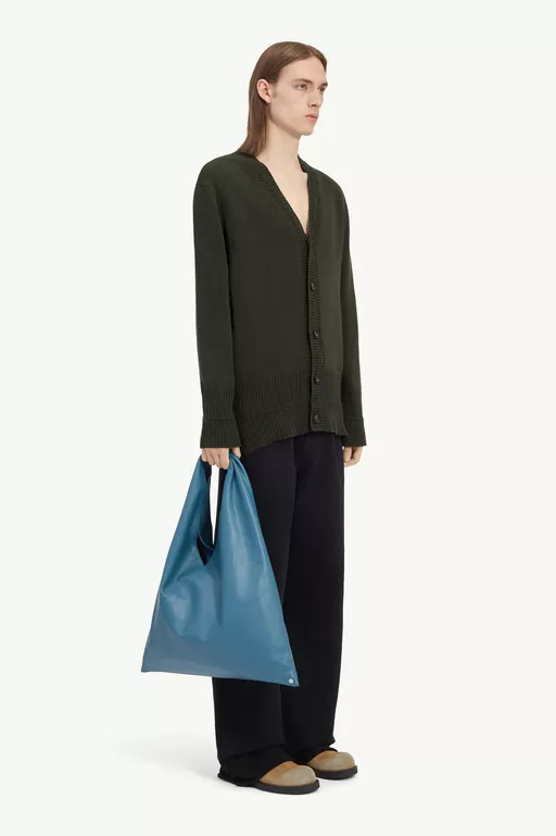 Wool V-neck cardigan - Cardigan