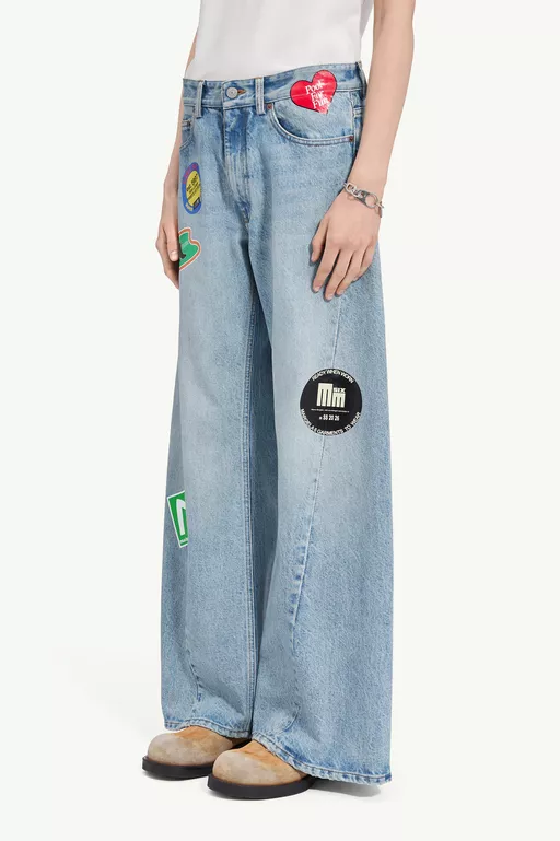 Wide-leg jeans - Denim