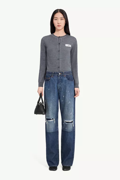 Barrel-leg jeans - Denim