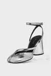 Silver - Tabi Sandal Pump Broken Mirror