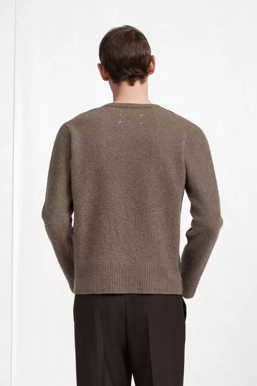 Pullover aus Schurwolle mit Schottenkaro - Set