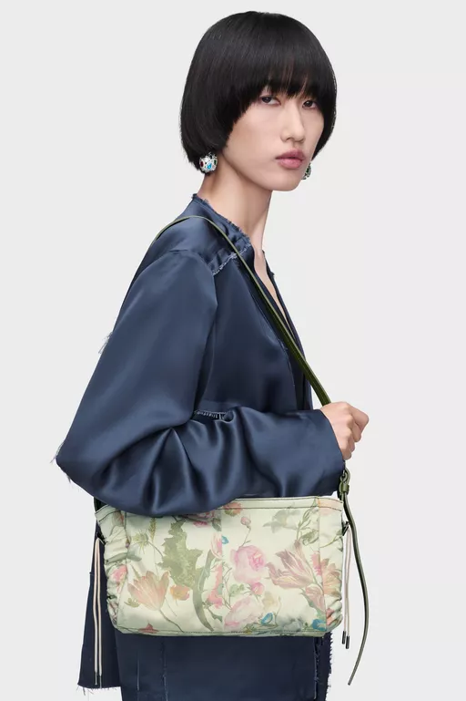 Drawstring Shoulder Bag - Shoulder Bags