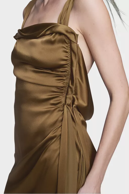 Silk satin maxi dress - Maxi Dress