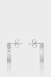 Silver - Numerical Earrings