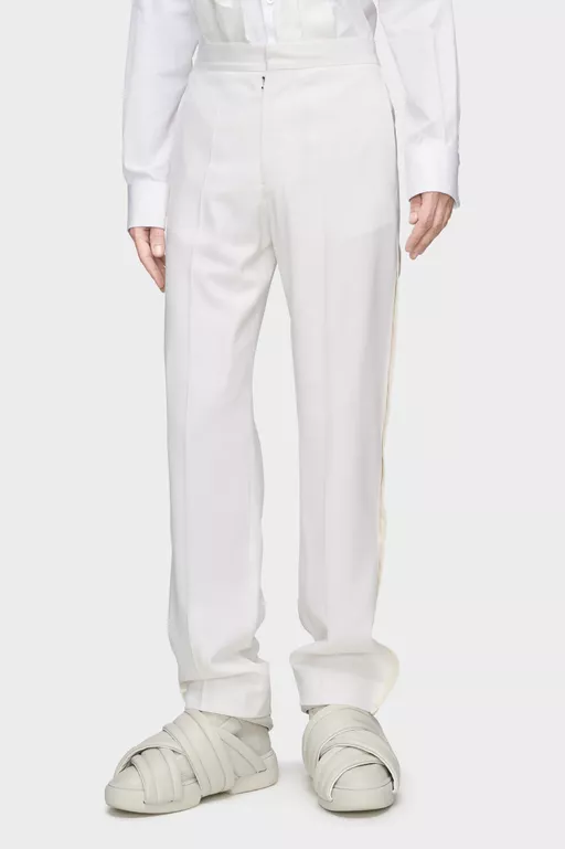 Wool Tuxedo Trousers - Pants