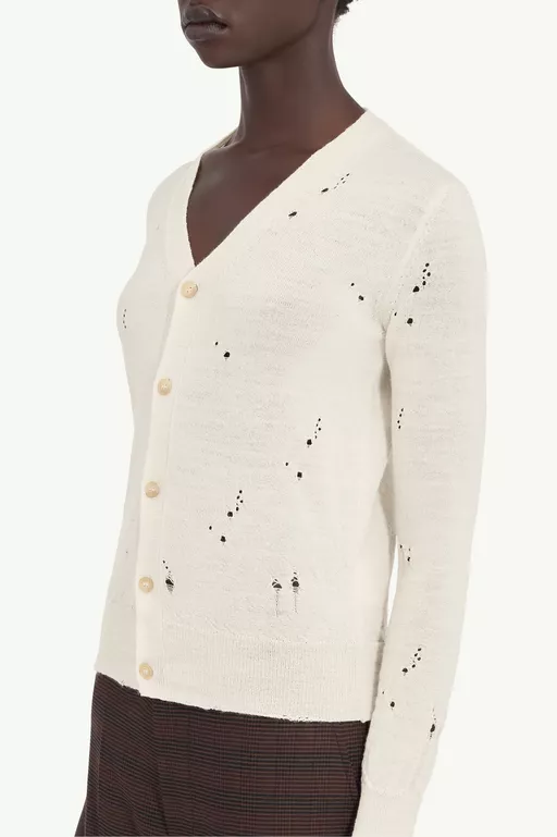 Cardigan aus Wolle - Cardigan