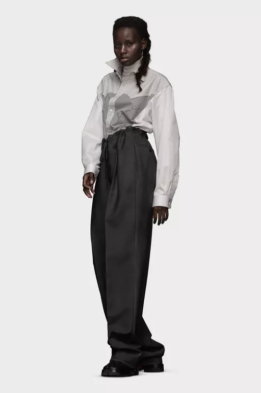 Wool Mohair Trousers - Pants