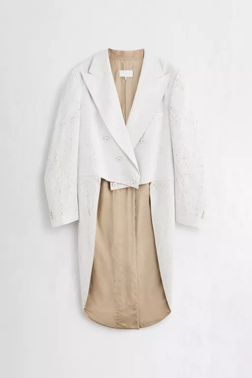Bianchetto Double-Breasted Tailcoat