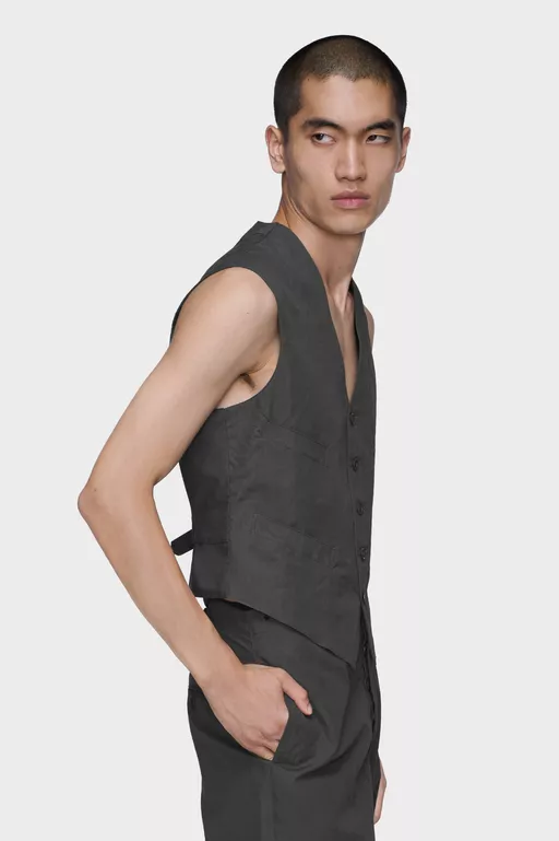 Cotton silk gilet - Waistcoats