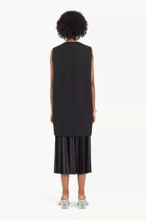 Tailoring Wool Mini Dress - Maxi Dress