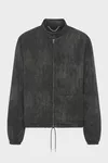 Black - Cotton caban jacket