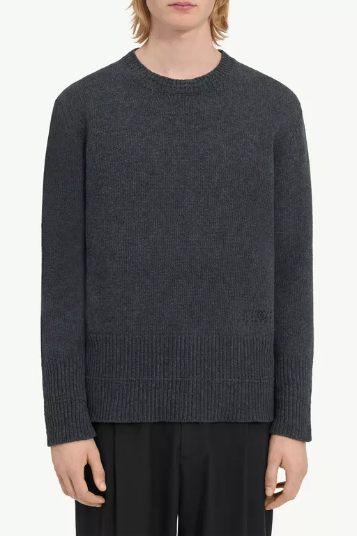 Wool crew neck jumper - Knitwear