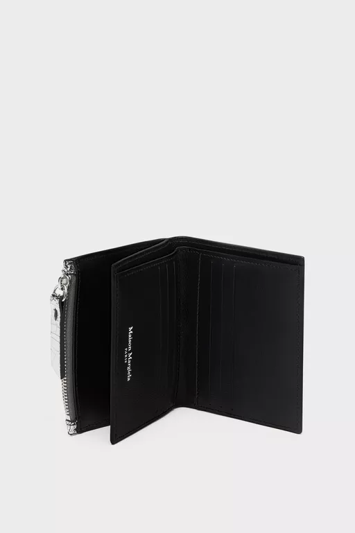 4ステッチ ブロークンミラー フリップフラップ ウォレット - ウォレット