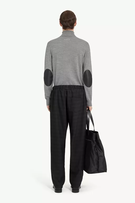 Tailored wool-blend trousers - Pants