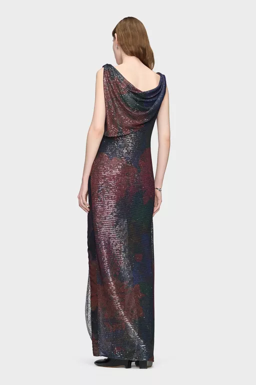 Vestido largo con lentejuelas - Vestidos Cortos