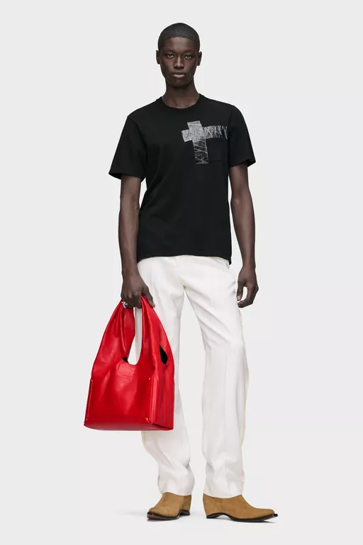 Taped Cotton Jersey T-shirt - T-shirts