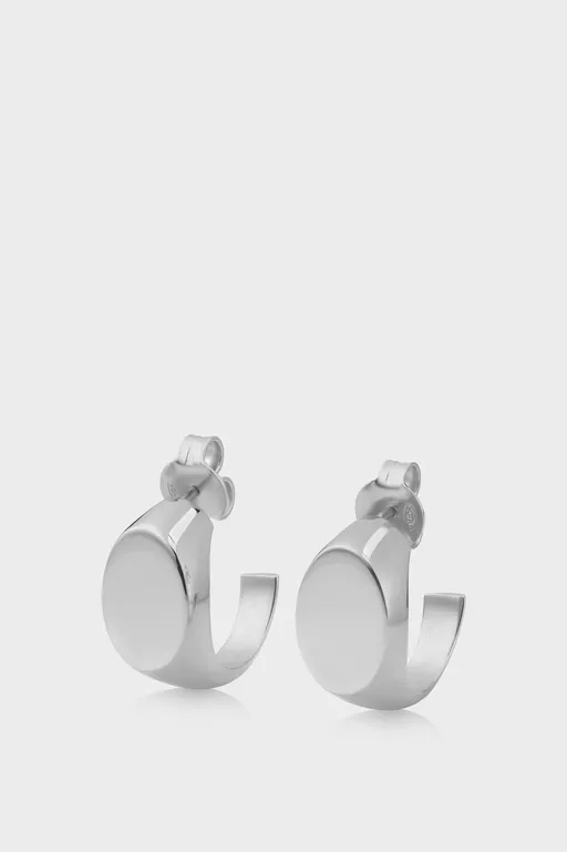 ロゴ シグネットピアス - イヤリング