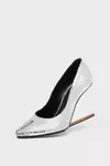 Silver - Tabi Claw Plexi Pump