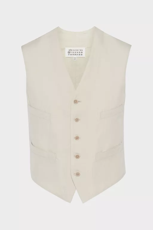 Cotton silk gilet - Waistcoats