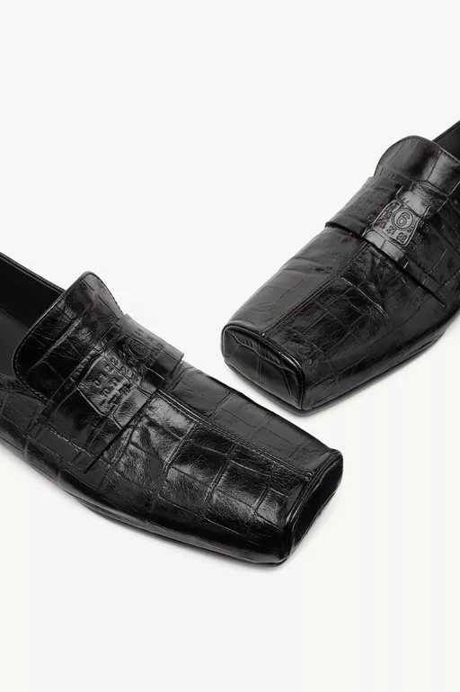 Numeric croc-effect loafers - Moccasins