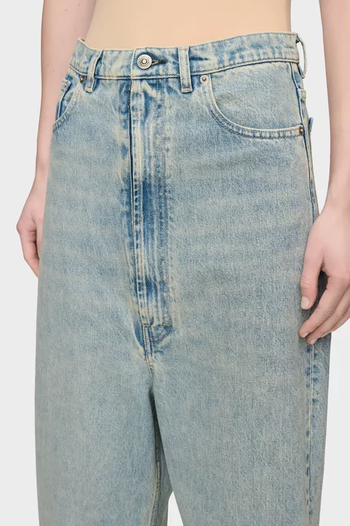 Wide-Leg Jeans - Denim