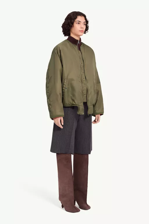 Nylon jacket with contrast lining - Jackets
