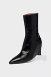 Black - Heel-Less Ankle Boot