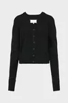 Black - Wool v-neck cardigan