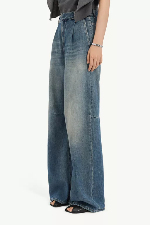 Wide-leg jeans - Denim