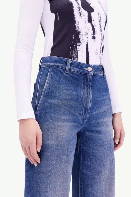 Distressed denim jeans - Denim