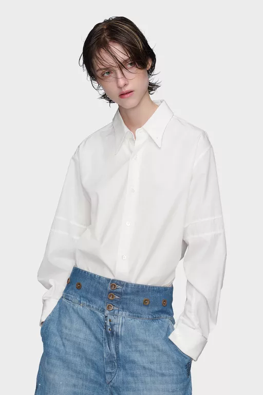 Camisa de popelina de algod&oacute;n - Camisas