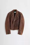 Cognac - Biker Leather Jacket