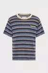 Mist - Striped Wool Crewneck Sweater