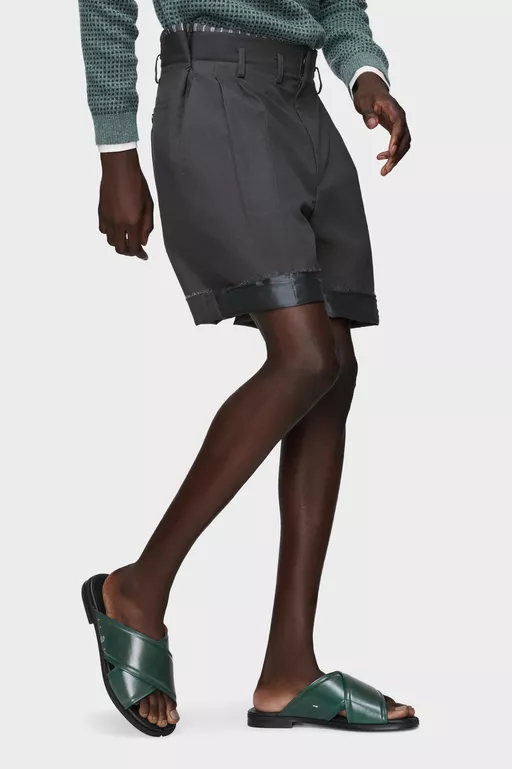 Cotton silk shorts - Shorts